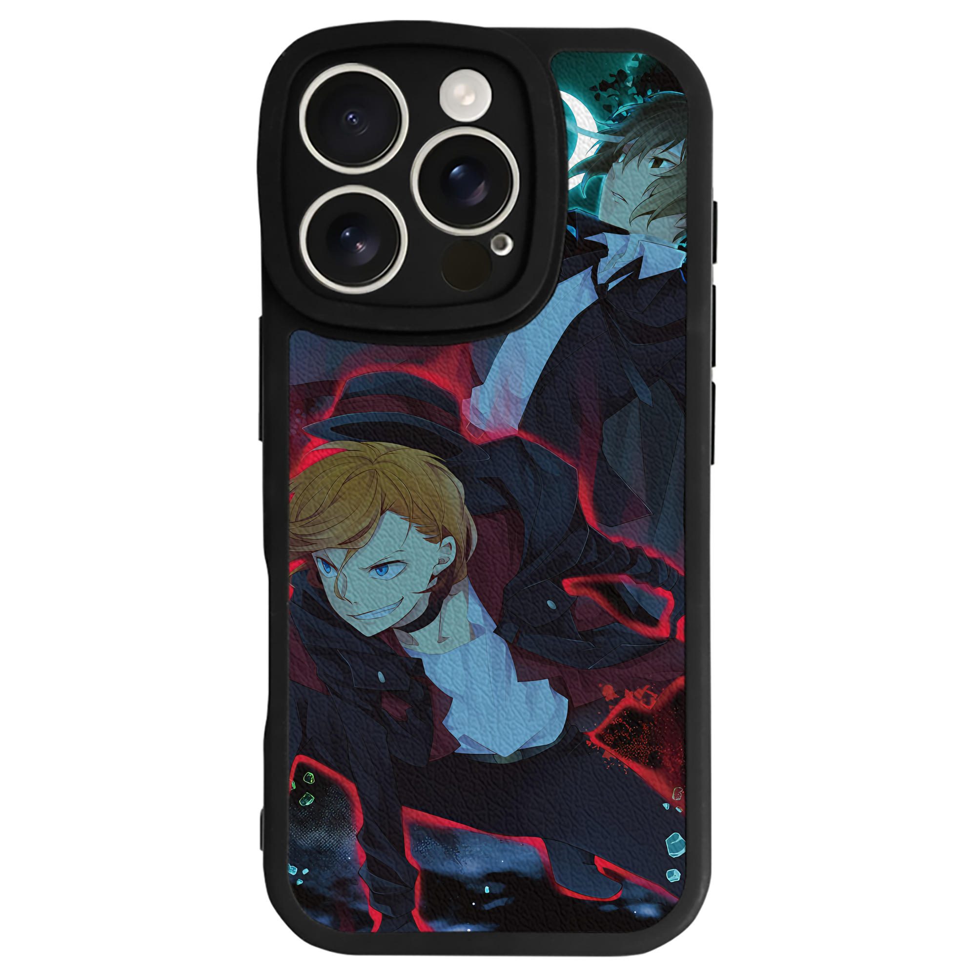 （画像用） 文豪ストレイドッグス Bungo Stray Dogs 【iPhone 16シリーズ対応】シリコンスマホケース（レザー調） 材質：シリコン